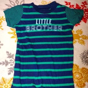Little brother short sleeved onesie